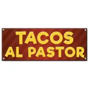 Tacos Al Pastor Banner Concession Stand Food Truck Single Sided