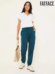 FatFace Lyme Teal Blue Cuffed Joggers (E84496) | $114