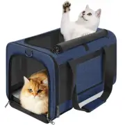 Dog Carrier Soft/Cat Crates Large Cat 20 to 25 pounds/Softsided Pet Car Trave...
