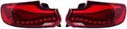 Car Lights Compatible With BMW 2 Series F22 F23 Taillights F87 2014-2021 ，LED Projetor Tail Lamp Daytime Running Light Auto Accessories(Red)