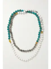 [Emily P. Wheeler] Emily P. Wheeler - + Net Sustain Wrap 18-karat Recycled Gold Multi-stone Necklace - Blue - One size One size Blue