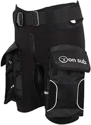simhoa Mens Neoprene Wetsuit Short Pants & Pockets Surfing Canoe Shorts