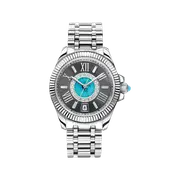 Buy Mystic Island Watch with white stones and simulated turquoise silver by Thomas Sabo online - THOMAS SABO Australia