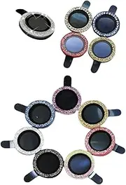 12Pcs Phone Lens Protectors for Pro Pro Scratch Resistant Camera Lens Covers Tempered Glass Protectors with Elegant Design Present for Friends and Family