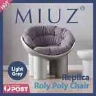MIUZ Roly Poly Chair Lounge Chair Replica Chair Designer Modern Seat[Light Grey]