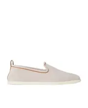 Loro Piana Venice Walk Loafers 40 beige