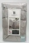 Wamsutta Classic 70 x 144 Oblong Oval Restaurant Quality Cotton Tablecloth Grey