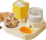 Automatic Pet Feeder | Automatic Food Dispenser for Cats,Leak-Proof Gallon Capacity Leak Proof Feeding Station Waterer for Puppy Kitten
