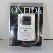 Oneida Digital Probe Oven Thermometer and Timer #31161 White