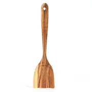 Teak Wood Tableware Spoon Ladle Long Rice Soup Skimmer Cooking Spoons Scoop Home Kitchen Tool