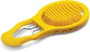 Dreamfarm Eggler 2-In-1 Compact Egg Shell Peeler & Easy Hardboiled Egg Slicer, Shell Cracking, Topping, & Peeling - Yellow
