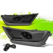 Factory Style Fog Light Lamp+Bezel Cover+Switch for Honda CR-V 17-18 Smoked Pair (for: Honda)