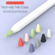 8 Pcs Rubber Smooth Pencil Tip Case Cover Nib Sleeve 1 2nd For Apple Pencil