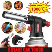 Butane Gas Torch Blow Torch Lighter Fire Flame Gun Welding Soldering Baking BBQ