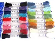JAPANESE Embroidery SASHIKO Olympus Thread 20m COL 1-20