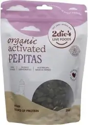 2die4 Live Foods Organic Activated Pepitas 250g