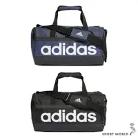在飛比找蝦皮商城優惠-Adidas 旅行袋 手提包 健身 斜背 大LOGO 藍/黑
