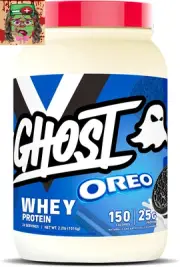 Oreo Whey Protein Powder - 2LB, 25G Protein, Cookies & Cream Flavor