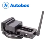 5.3" Machine Vise + Lockdown Swivel Base Large 6" Opening for Drill Press & Mill