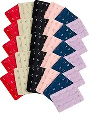 [WATIIFUFU] Bra Extender Buckles 30 Pack Stretchable Bra Extension Hooks Maternity Bra Strap Extenders for Women Random