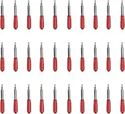 30 Pack Replacement Blades for Explore Air 2 Vinyl Cutting Blade 45 Degree Cutting Plotter Blades Blades for Maker Expression Vinyl Cutter Machines Deep Cut Blade (Red)