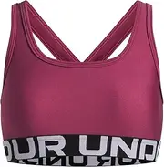 [Under Armour] Girl's Crossback Mid-Impact Sports Bra Sports Bra