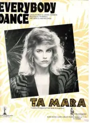 TAMARA "EVERYBODY DANCE" SHEET MUSIC-PIANO/VOCAL/GUITAR/CHORDS-RARE-1985-NEW!!
