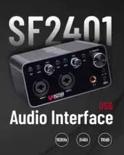 Simplefly SF2401 Digital Dual-Channel 24bit/192kHz AD/DA Converter w/ USB-C
