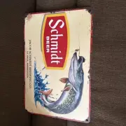 Schmidt Beer -Jacob Schmidt Brewing Co, Reproduction Tin 11.9”x7.8”