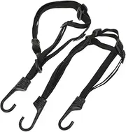 NOLITOY 2pcs Motorcycle Luggage Rope with Hooks Elastic Bungee Cord Strap Luggage Helmet Bungee Cord Retractable Luggage Straps for Secure Motorcycle Helmet