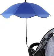 Pushchair Parasols | UV Protection Pram Umbrella for Toddler, Stroller Pram Parasol for Toddler, Portable Chair Parasol with Adjustable Clamp, Sun Shade Umbrella for Beach Chair Wheelchair Travel
