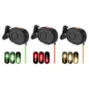 5 hours Usage time: USB LED Bike Indicator Rear Tail Flowing Navigation Light
