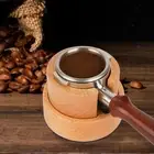 Coffee Tamper Station Base Espresso Tamping Station for Countertop Bar Cafes