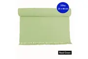 Hoydu Set of 2 - Cotton Ribbed Placemats - REED GREEN