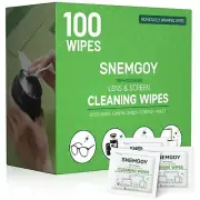 100 Count Electronic Screen Cleaner Wipes for Tablet Computer Monitor Laptop TV