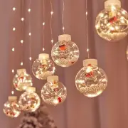 US Globe String Lights Santa Style Powered Safe PVC Christmas String Lights