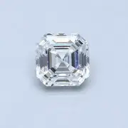 0.51 Carats Natural Diamond Asscher Cut COL Color SI1 Clarity Rare Loose Jewelry