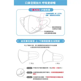 【匠心】幼幼3D彈力立體醫用口罩 藍色 (50入/盒)