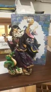 NIB 16" MYTHS & LEGENDS WIZARD DRAGON STATUE FIGURE W.U. 2000