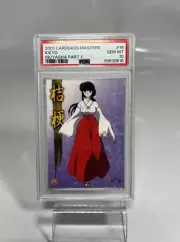INUYASHA Kikyo #16 Carddass MASTERS Part 1 BANDAI 2001 Card PSA 10 Gem Mint