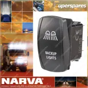 Narva 12/24V Off/On LED Illuminated Sealed Rocker Switch W/ Backup Lights Symbol