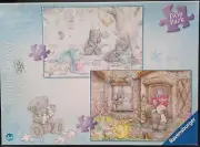 Ravensburger 100&200pc Me to You: Swinging 2010 Jigsaw Puzzle Tatty Teddy Rare