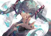 Anime girls vocaloid hatsune miku raymond busujima tears Playmat Game Mat Desk