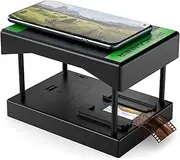 [Rybozen] Mobile Film and Slide Scanner, Film to JPEG，Converts 35mm Slides & Negatives into Digital Photos with Your Smartphone Camera, LED Lighted Illuminated Viewing,Foldable