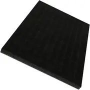 JOINPAYA Jewelry Insert Tray Earring Display Pad Ring Box Sponge Mat Velvet Material Black 1pc