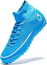 [JIEBUNIAO] Men’s Soccer Boots Professional High-Top Football Shoes Outdoor Indoor Comfortable Athletic Sneaker