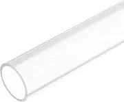 sourcing map Acrylic Pipe Rigid Round Tube Clear 22 mm ID 28mm OD 305mm for Lamps and Lanterns,Water Cooling System
