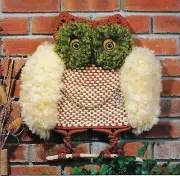 Vintage Retro Macrame Owl Pattern in Fibers 'N' Frames #913 Craft Book