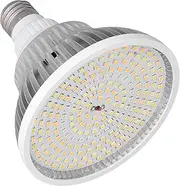 LED Plant Light Bulb 22W E27 200, Full Spectrum,E27 for Indoor Plants,Plant Lights for Indoor Growing,for Garden Greenhouse AC85V‑285V,Aluminum
