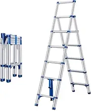 Telescoping Ladder Multi-Purpose Telescopic Ladder,Space-Saving Storage,Extendable Extension Climb Ladders Aluminium for Roof Office Home Household Daily Loft Lighweight Portable KeYJ